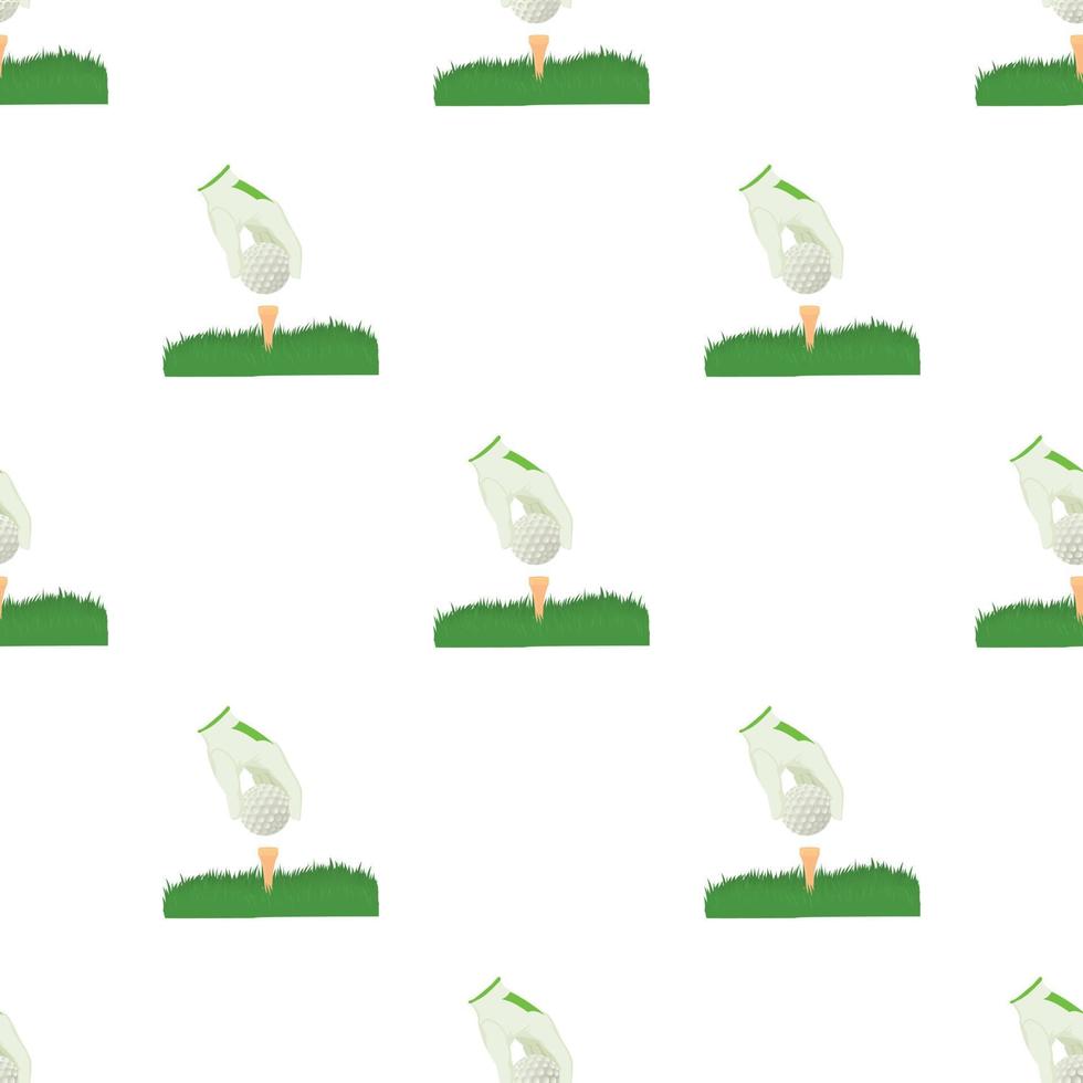 Golf ball pattern seamless vector