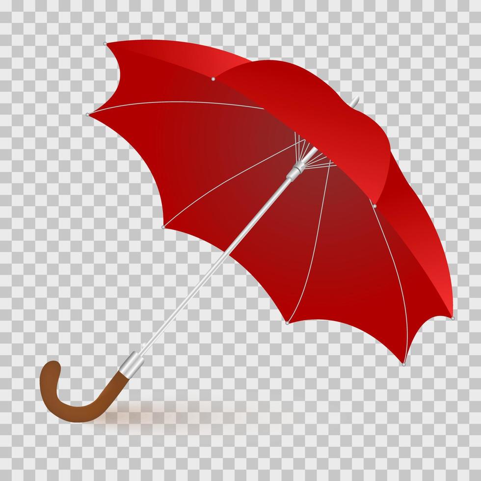 Nice umbrella. Umbrella on a transparent background. Design element for banner, poster, postcard. vector