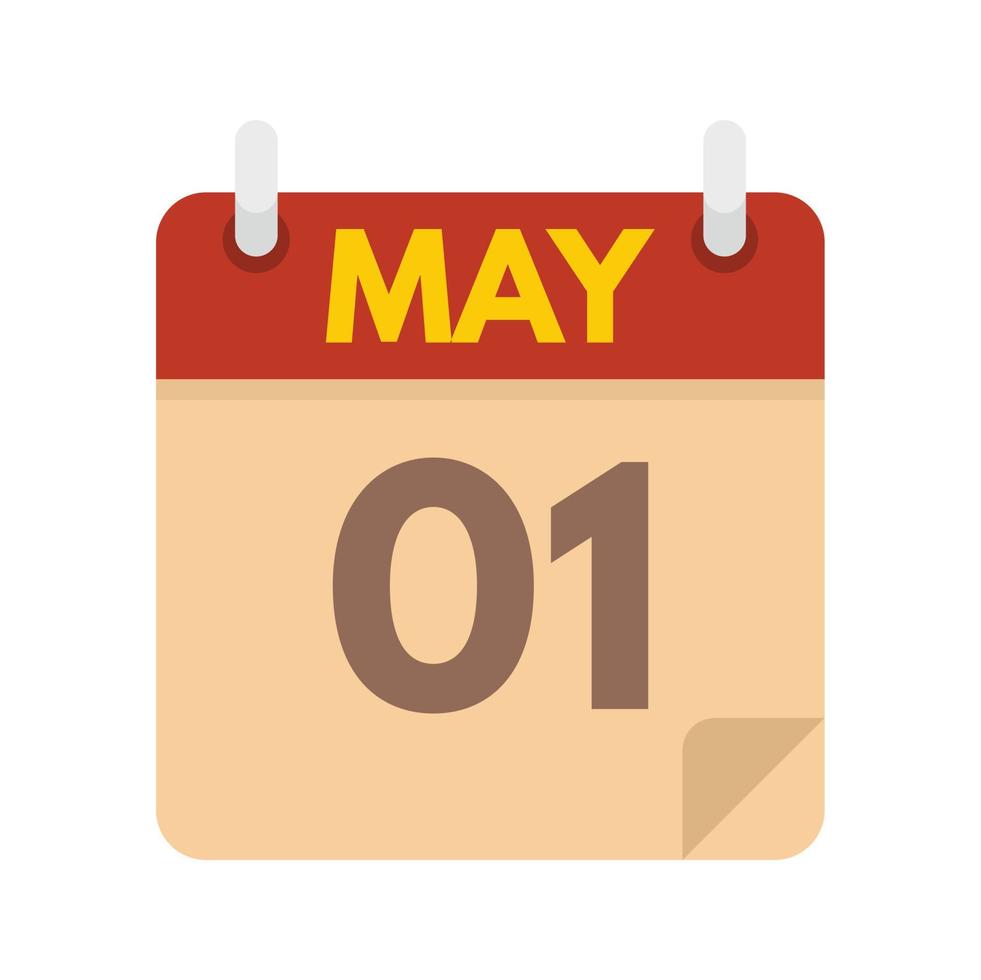 May calendar icon flat isolated vector 15066626 Vector Art at Vecteezy