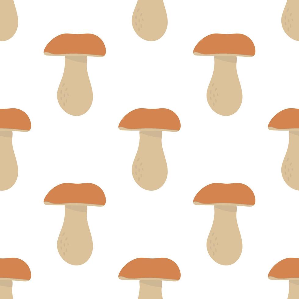 Seamless pattern cartoon mushroom vector illustration