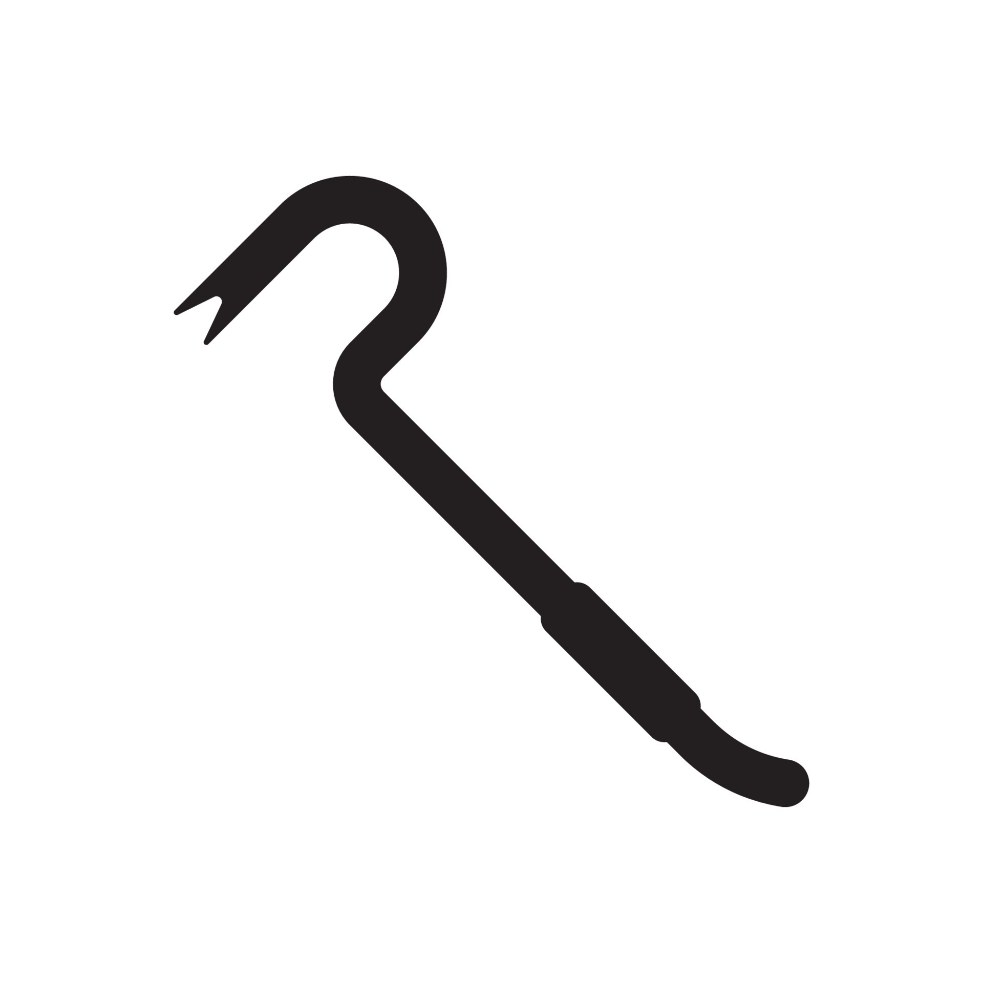 crowbar icon vector 15067823 Vector Art at Vecteezy