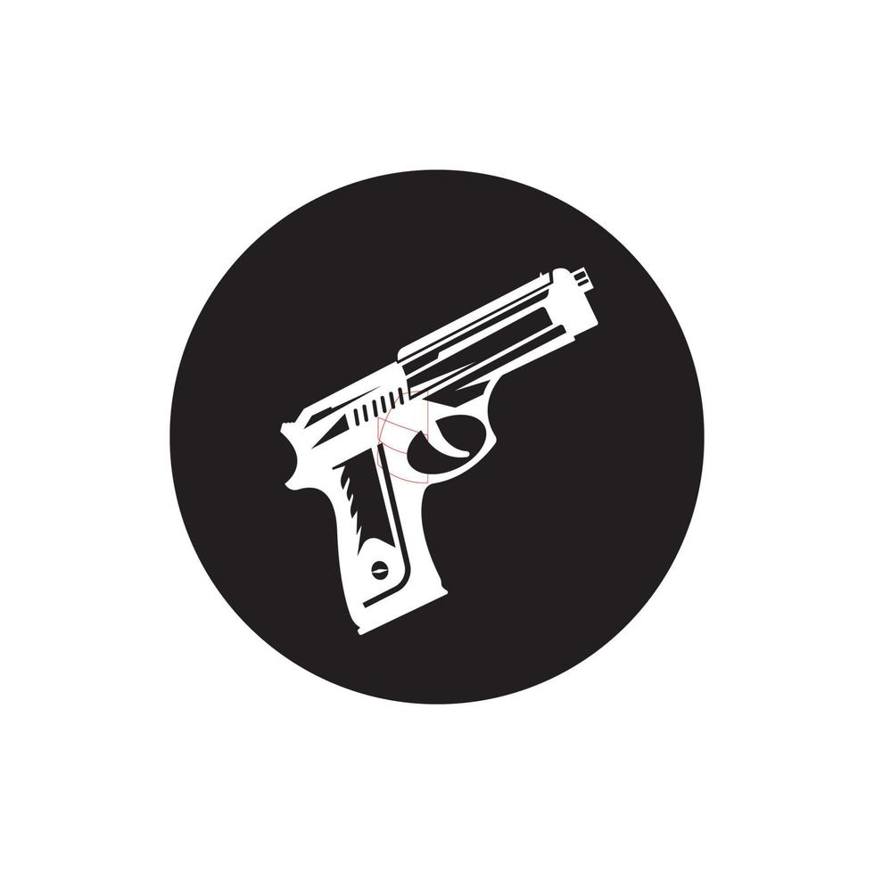 Gun logo vector