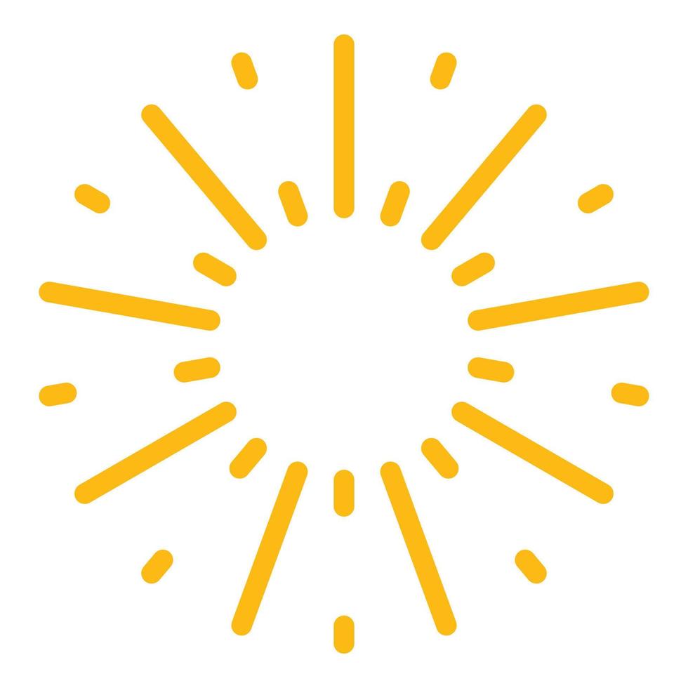 Firework package icon color outline vector