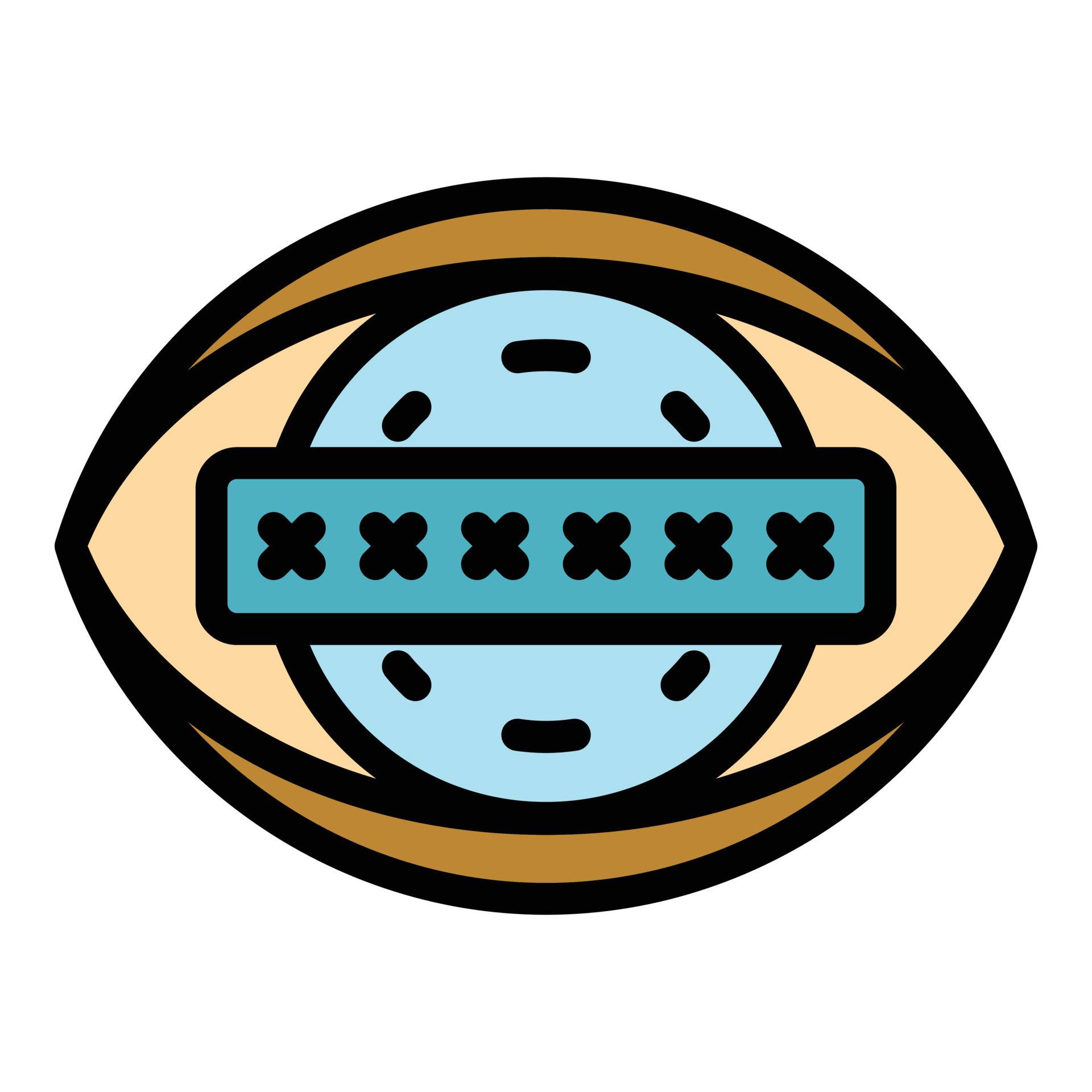 Eye Password Icon Color Outline Vector 15068230 Vector Art At Vecteezy