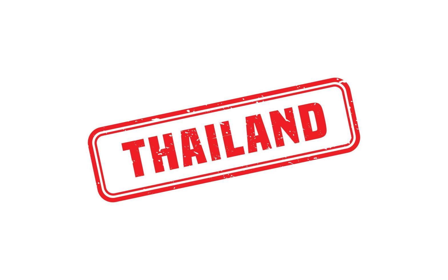 sello de goma de Tailandia con estilo grunge sobre fondo blanco vector