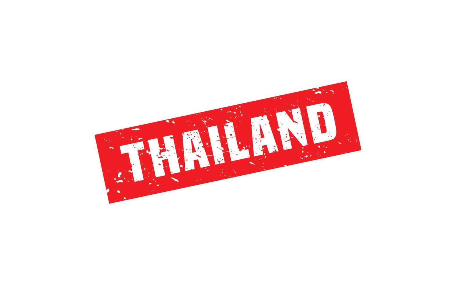 THAILAND rubber stamp with grunge style on white background vector