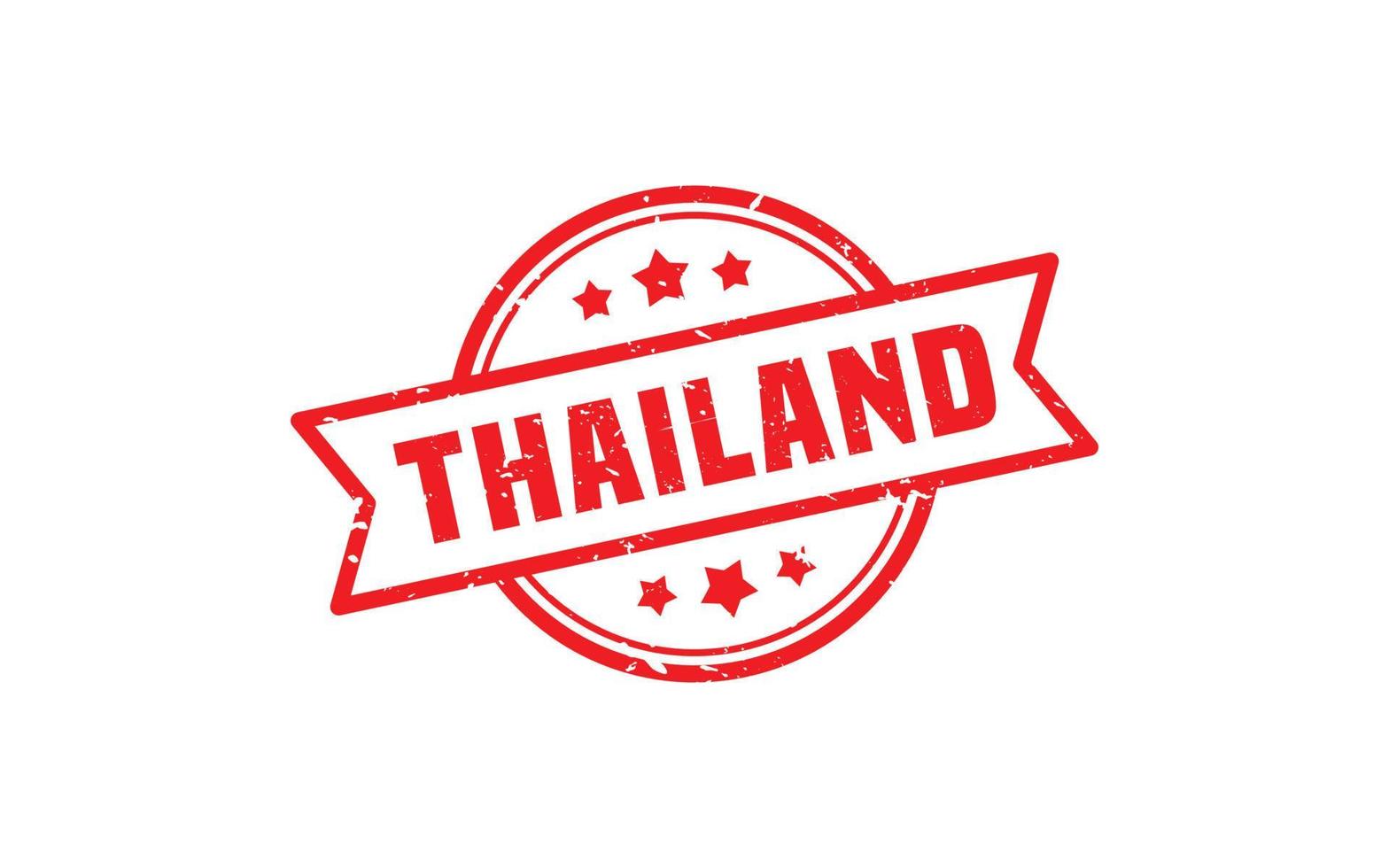 THAILAND rubber stamp with grunge style on white background vector