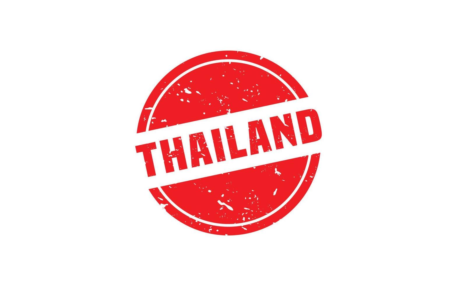 THAILAND rubber stamp with grunge style on white background vector