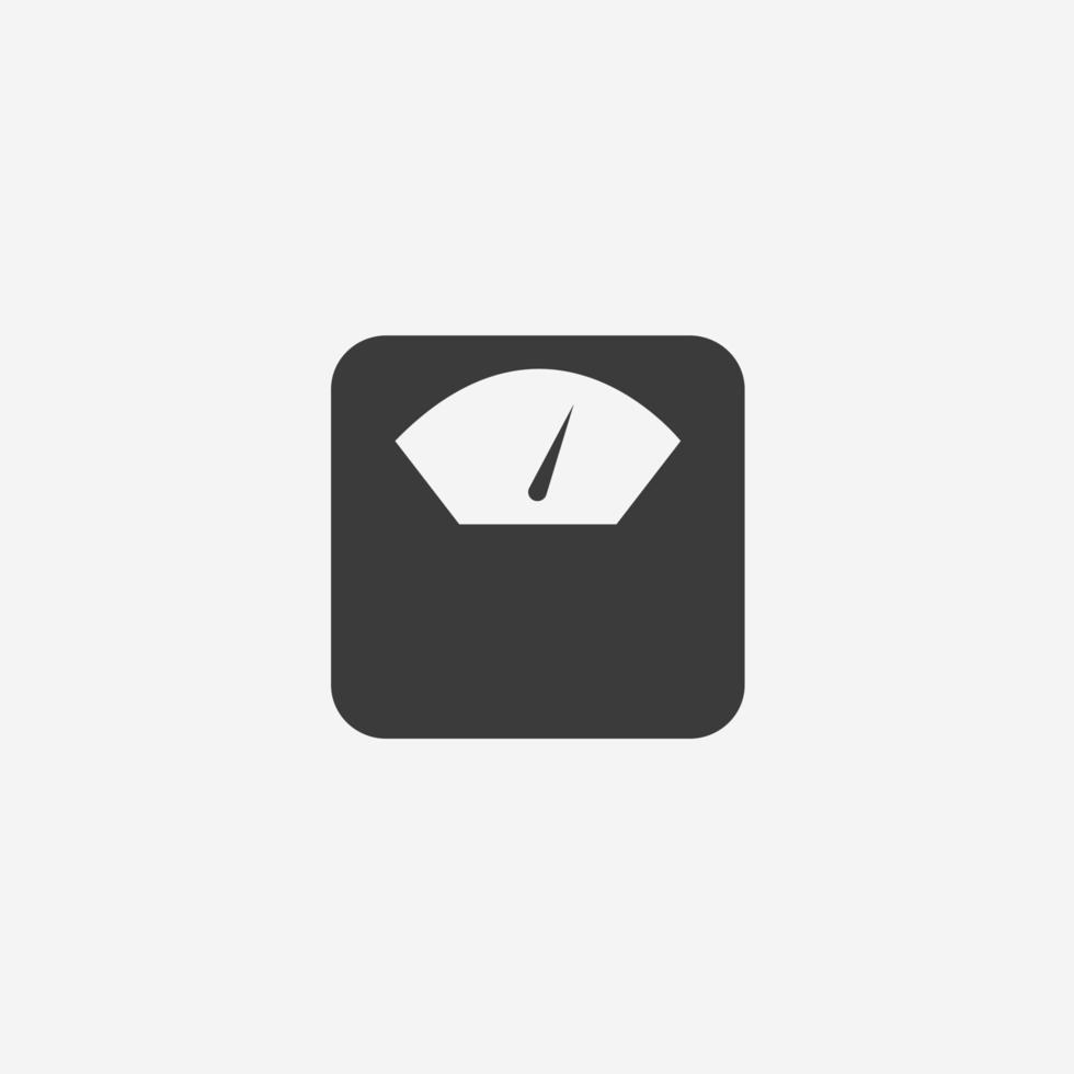 scale weight measure icon vector isolated symbol sign