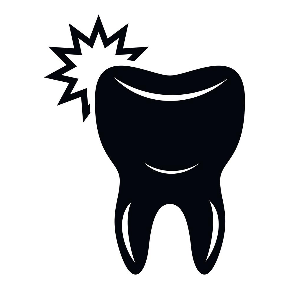 Dentistry icon, simple style vector