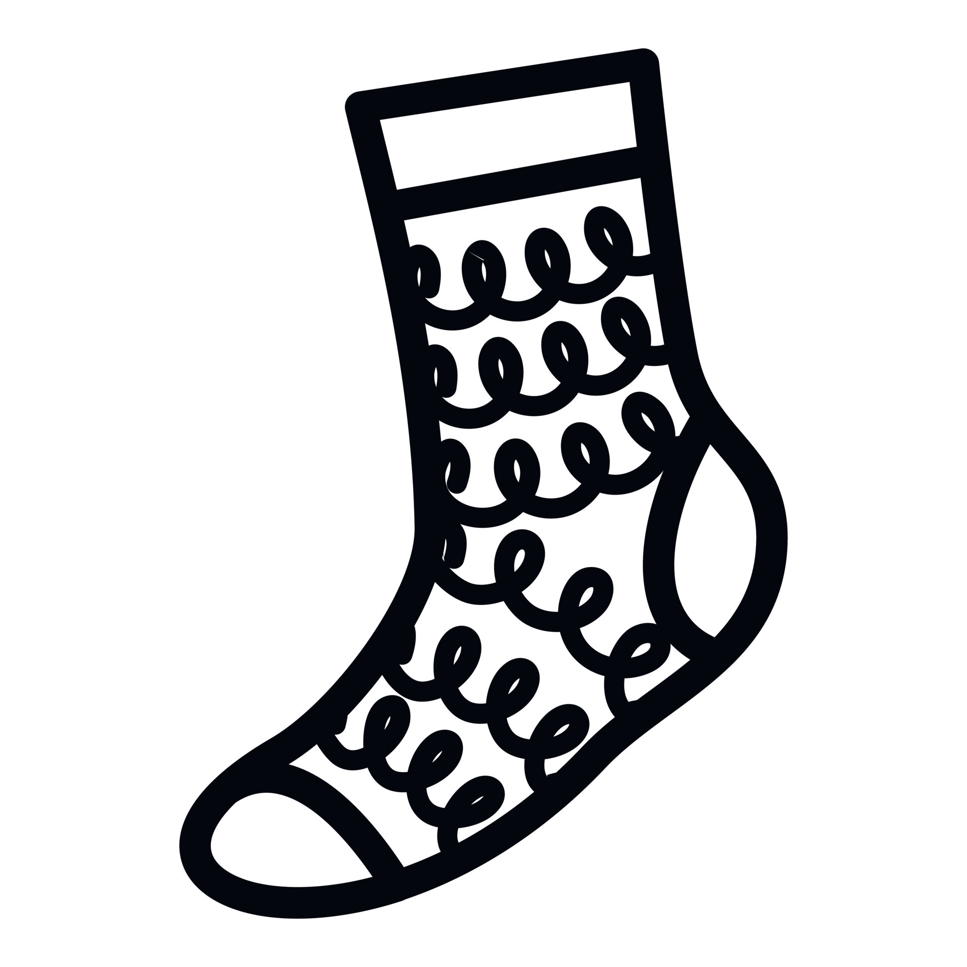 Wool sock icon, simple style 15070074 Vector Art at Vecteezy