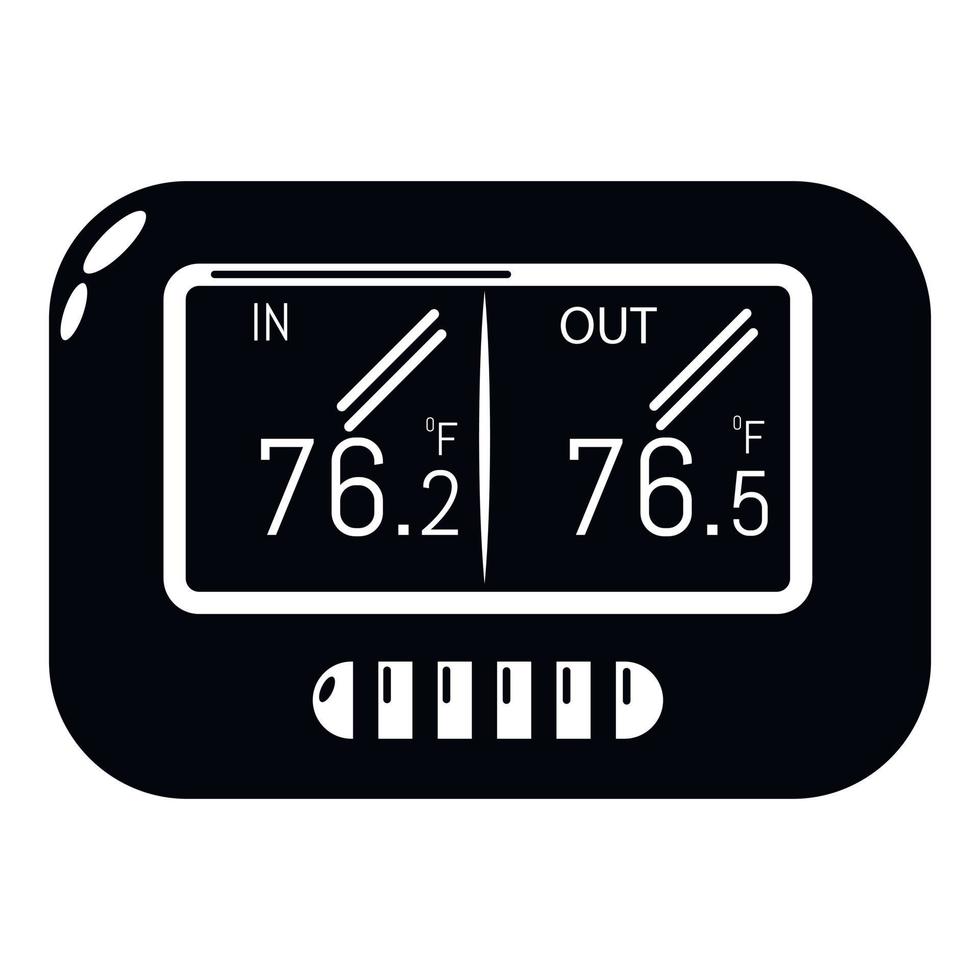 Tonometer icon, simple style vector