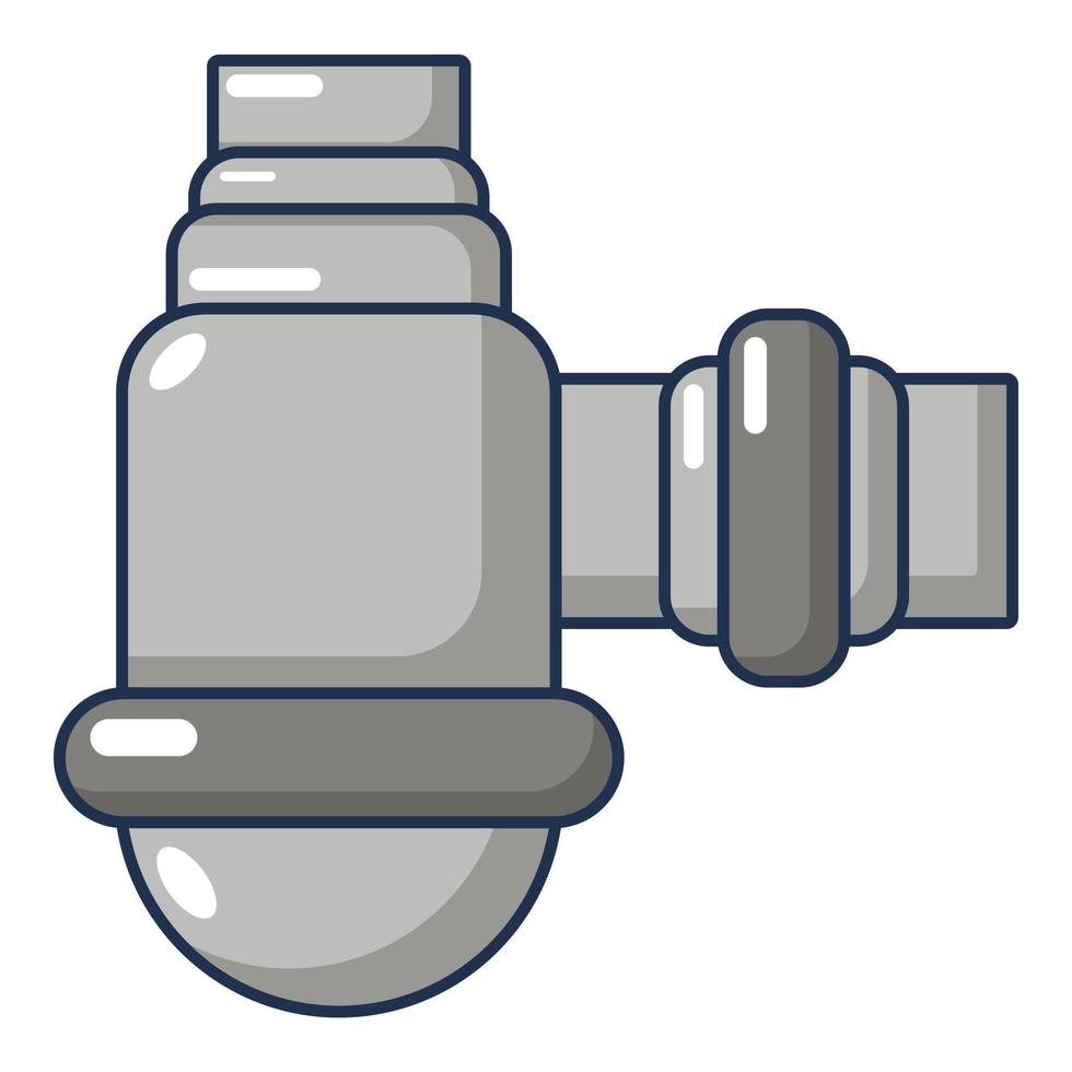 Water sewer sump icon, cartoon style vector