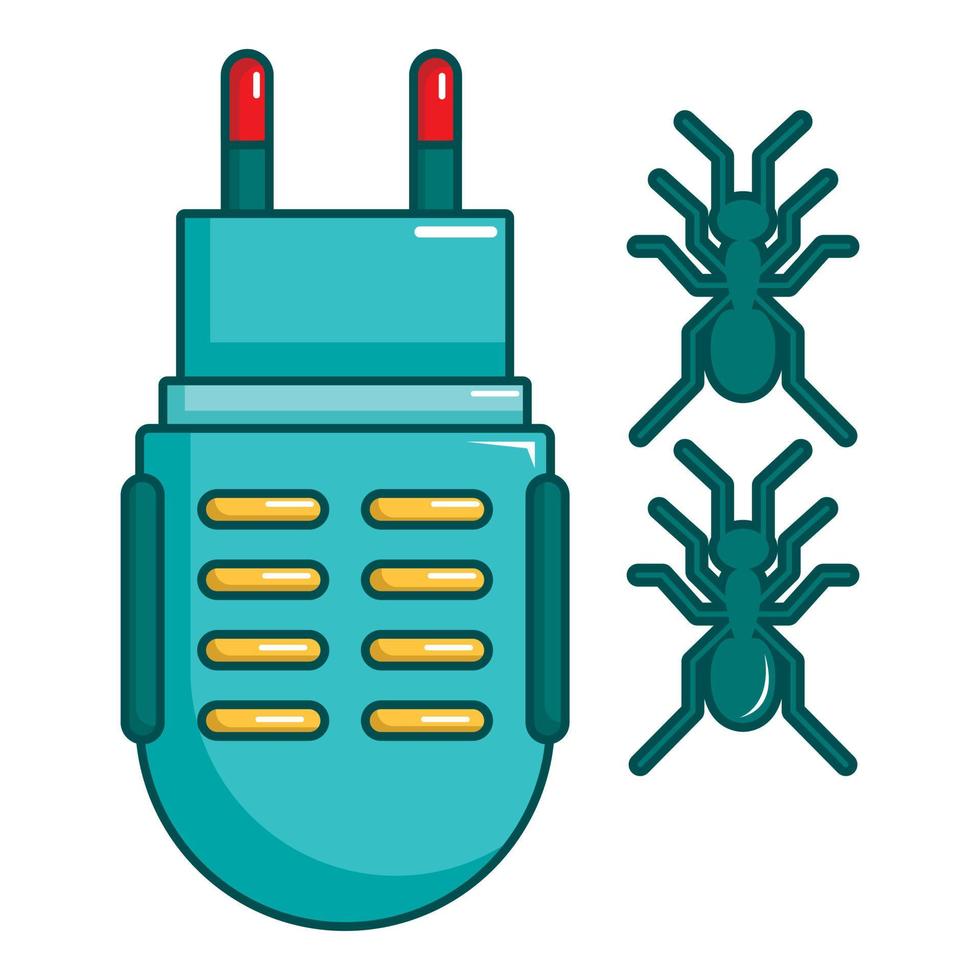 ningún icono de dispositivo de hormigas, estilo de dibujos animados vector