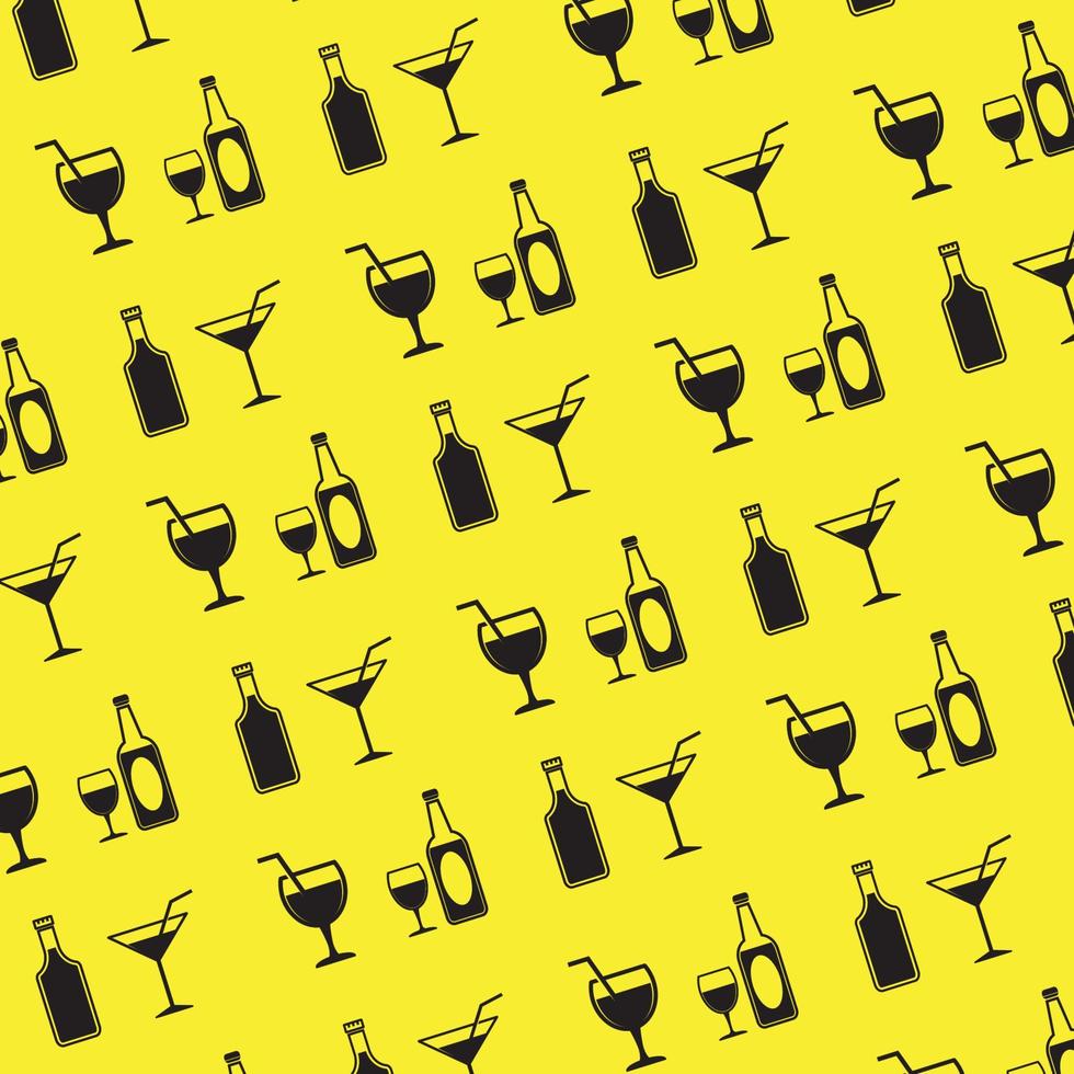 alcohol glass pattern design vector,slanted wallpaper style. vector