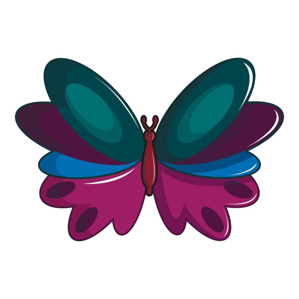 icono de mariposa demophoon, estilo de dibujos animados vector