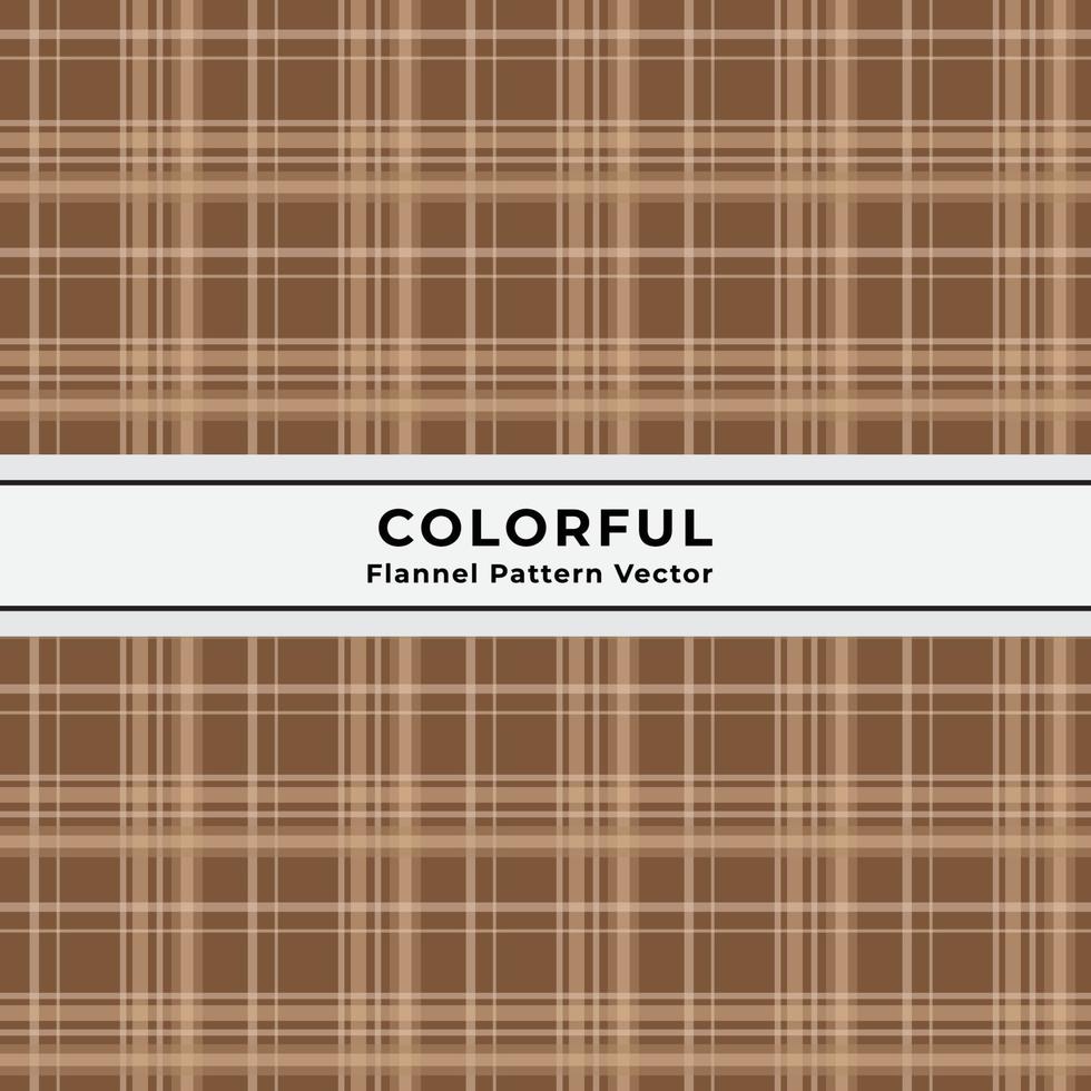 Flannel pattern design vector