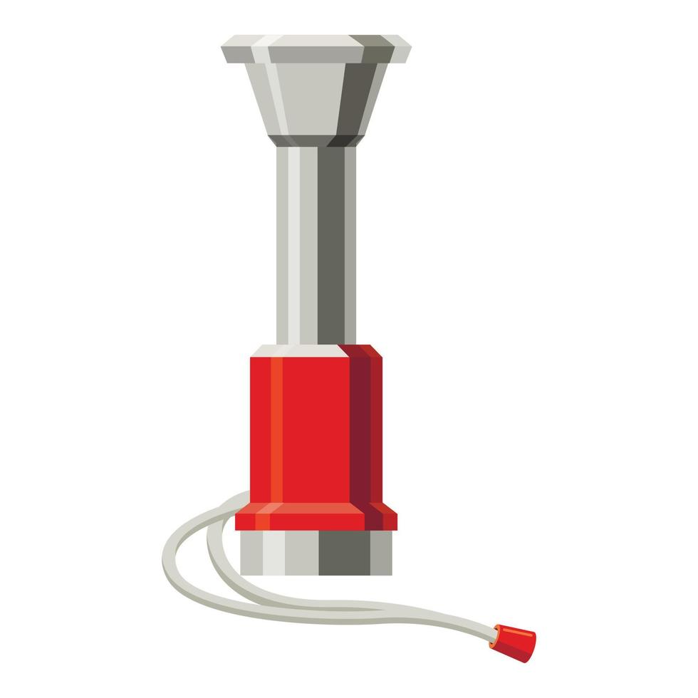 icono de vuvuzela, estilo de dibujos animados vector