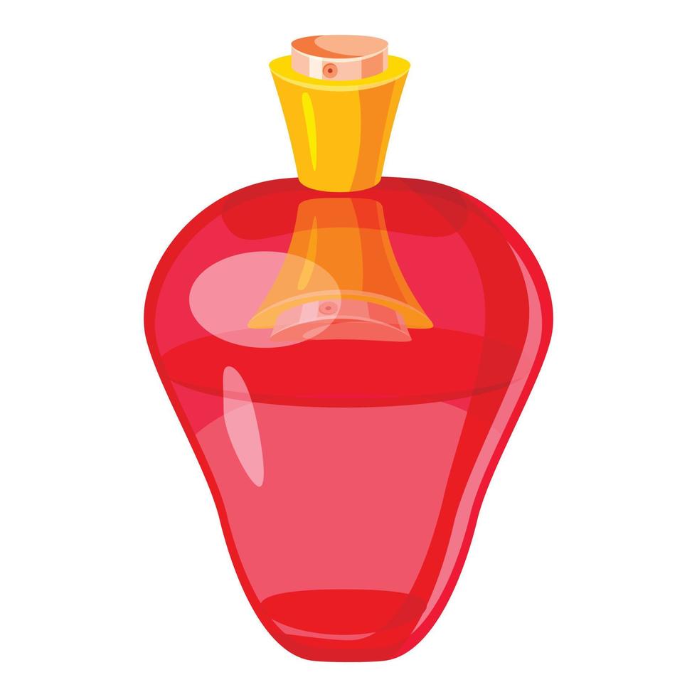 Perfume icon, cartoon style vector