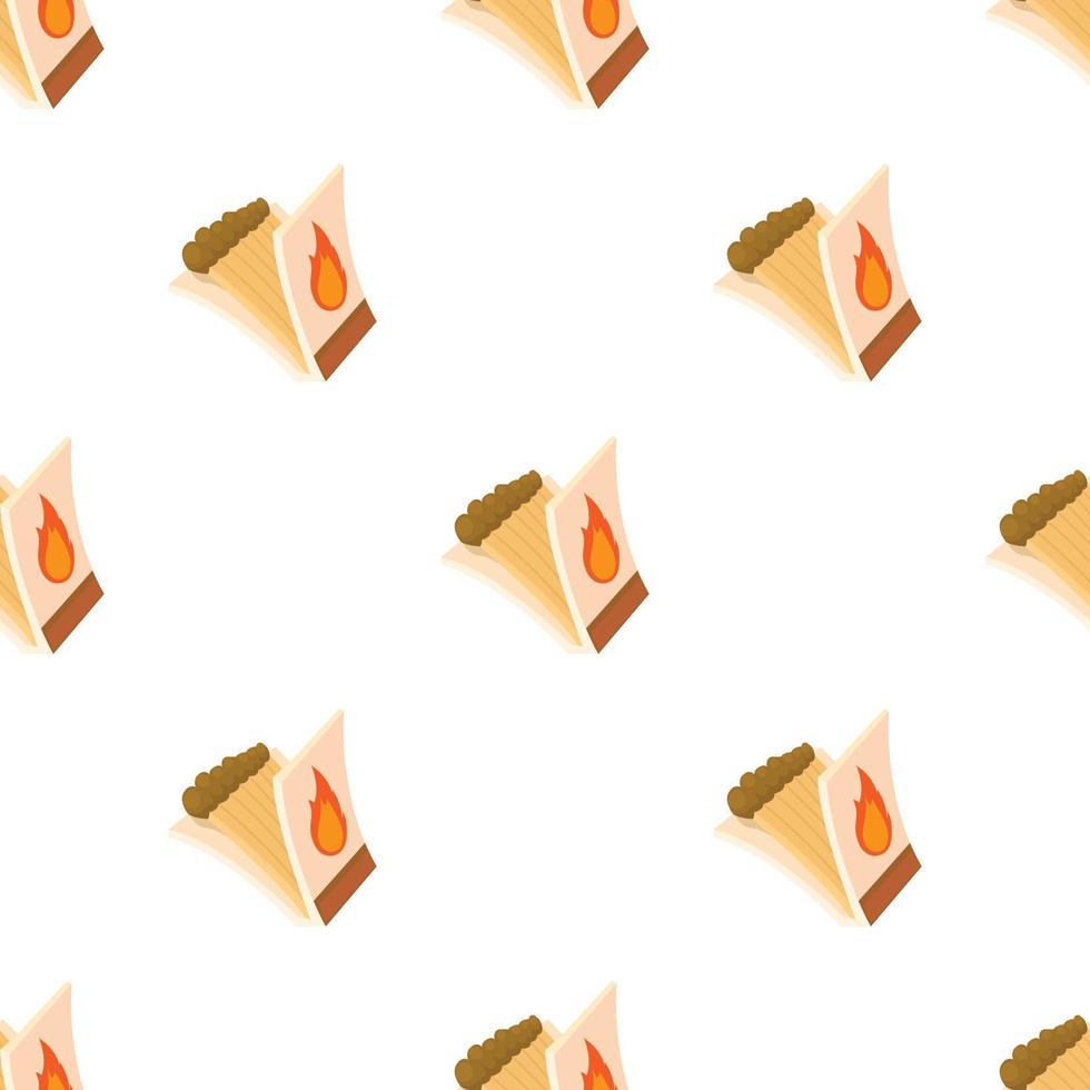 Box of matches pattern seamless vector
