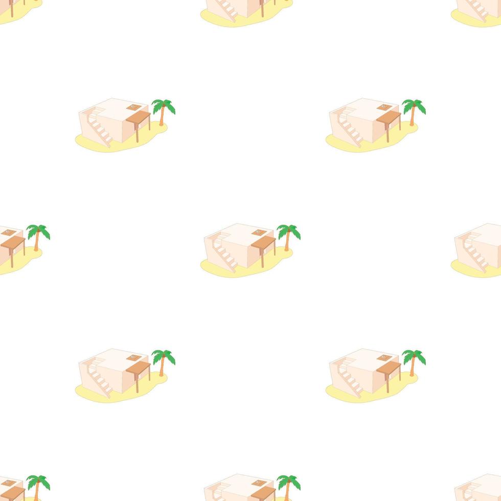 Egyptian house pattern seamless vector