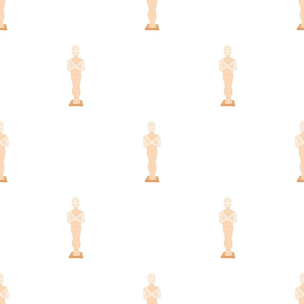 Egyptian mummy pattern seamless vector