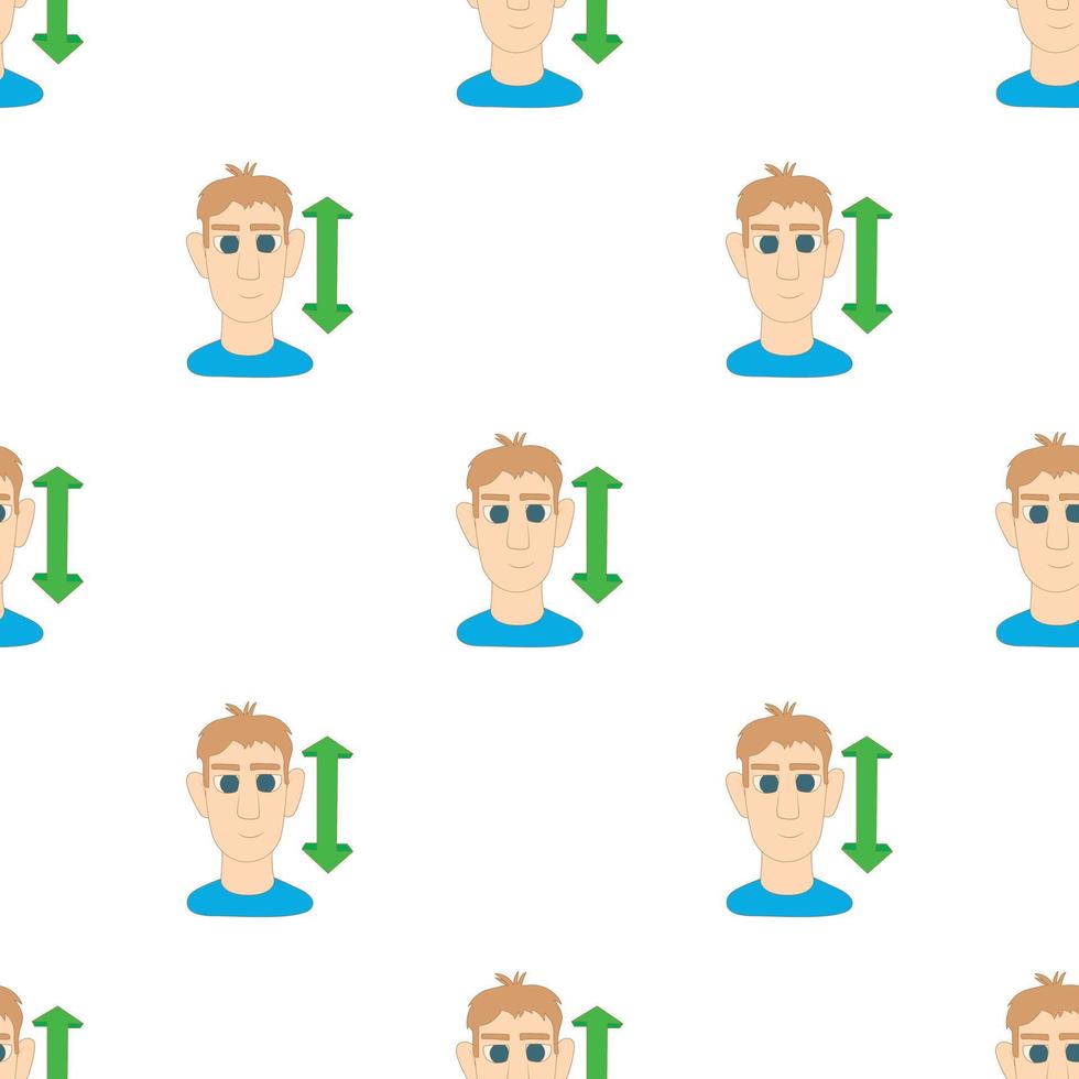 Man nod pattern seamless vector