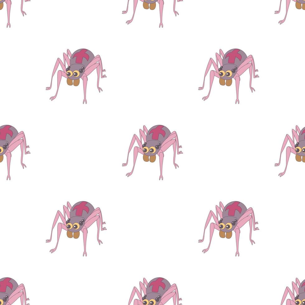 Spider pattern seamless vector