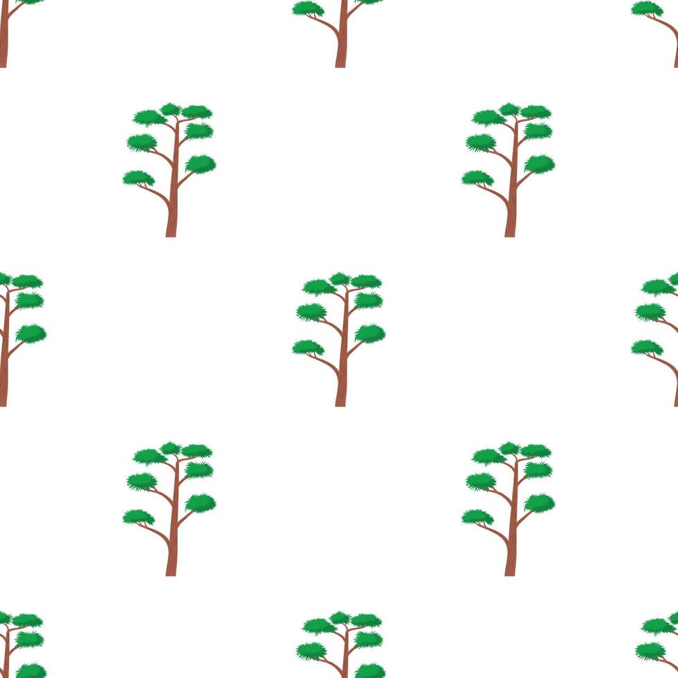 alto, pino, árbol, patrón, seamless, vector