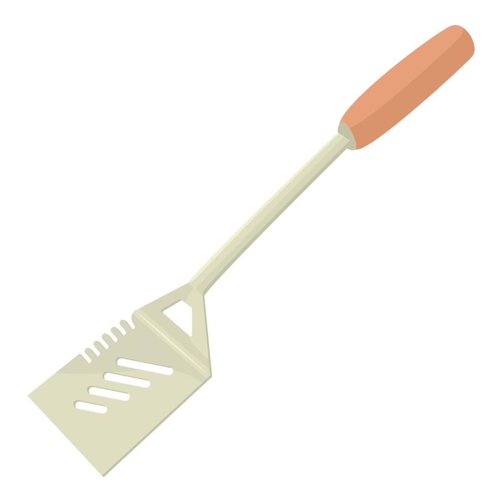 Spatular icon, cartoon style vector