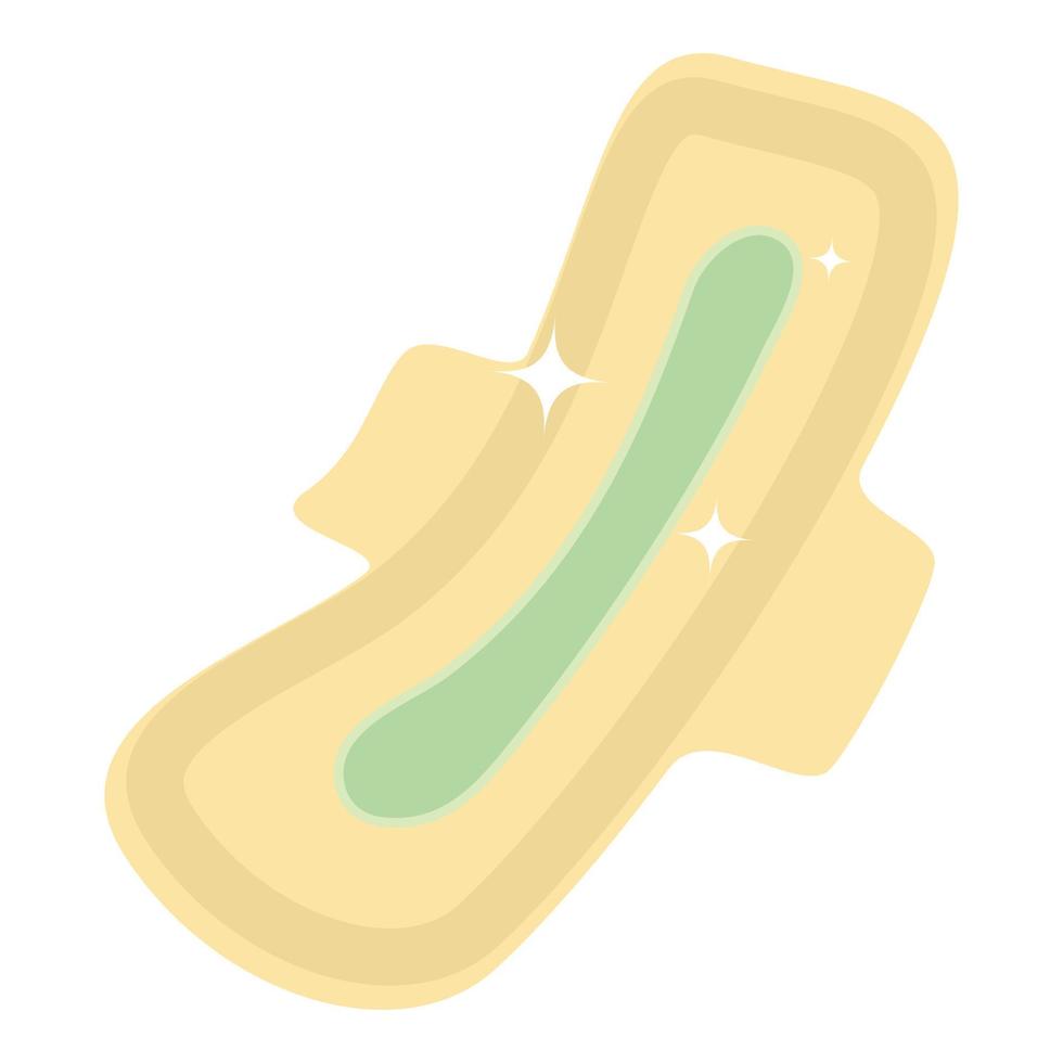 Clean pad icon, cartoon style vector
