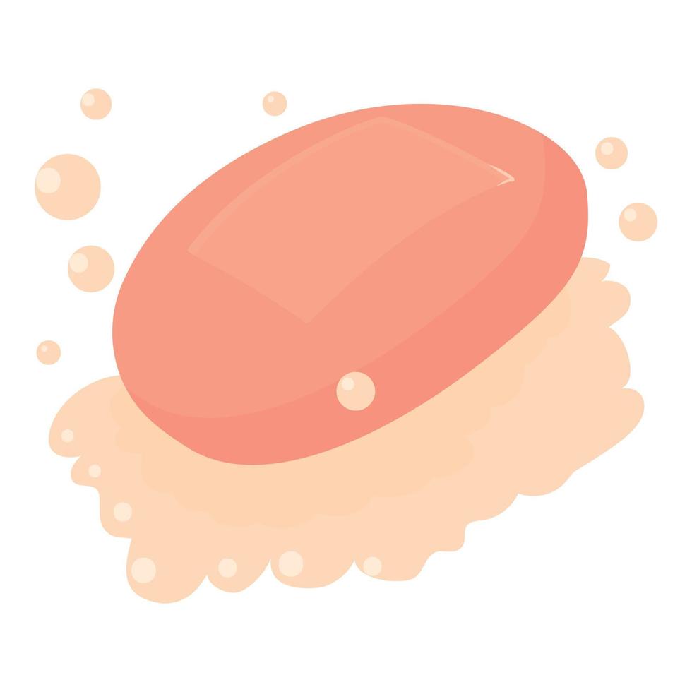 Soap icon, cartoon style vector