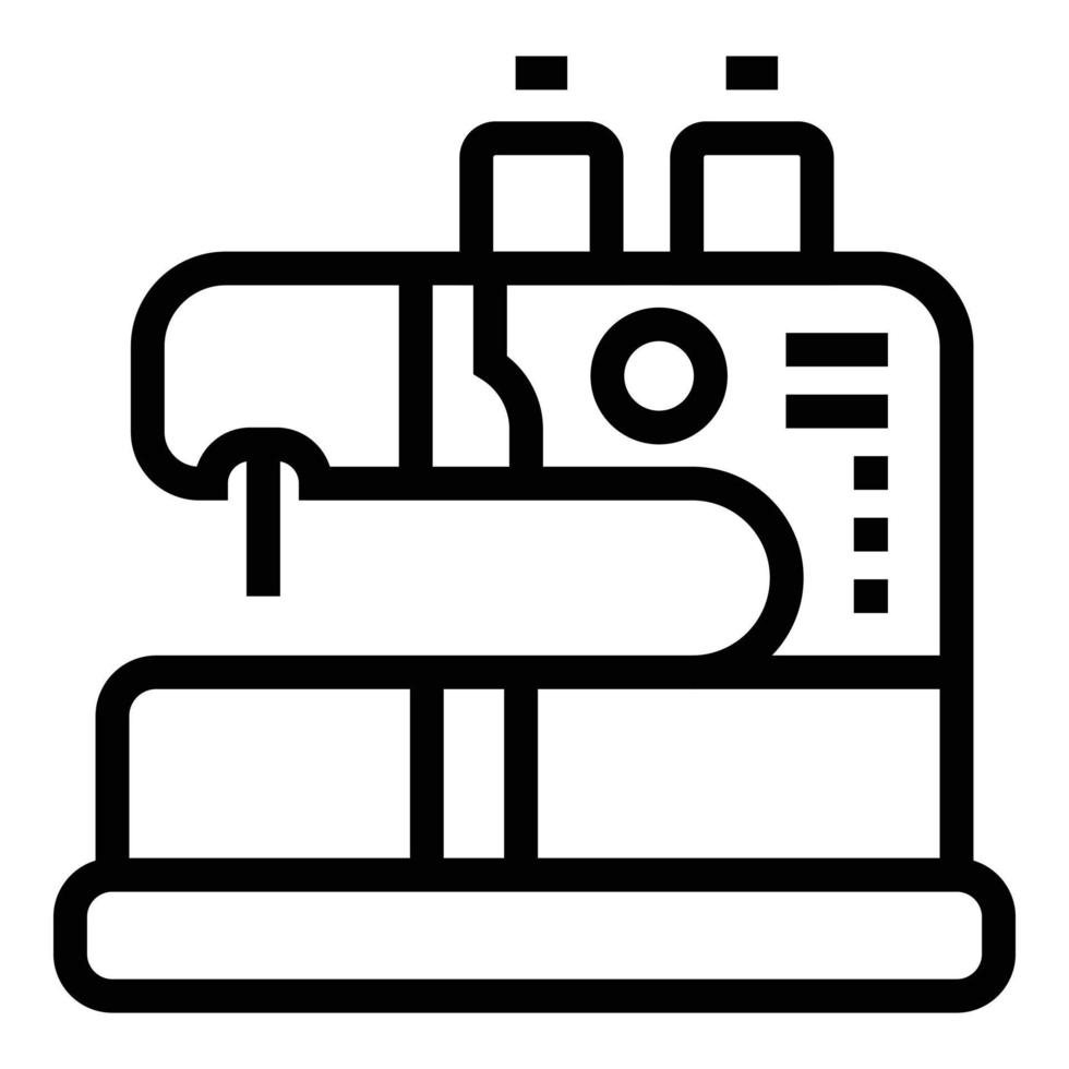 Electric sewing machine icon outline vector. Art workshop vector