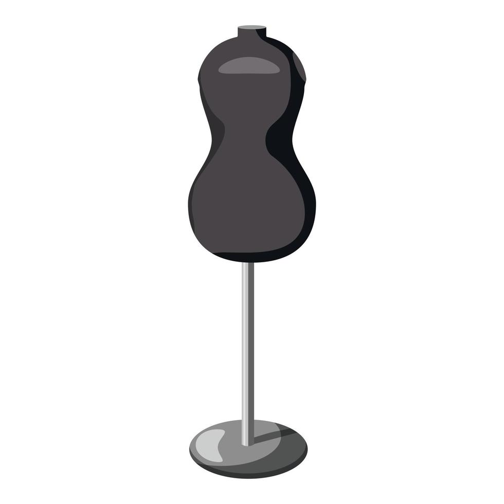 Mannequin icon, cartoon style vector