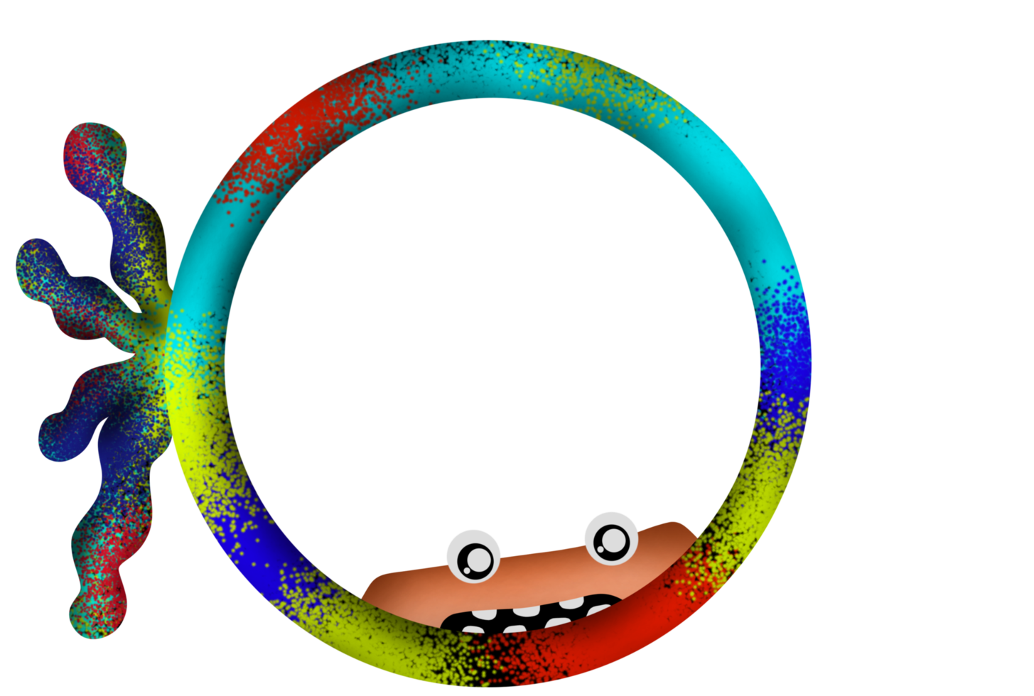 Aesthetic Shape Full Color png