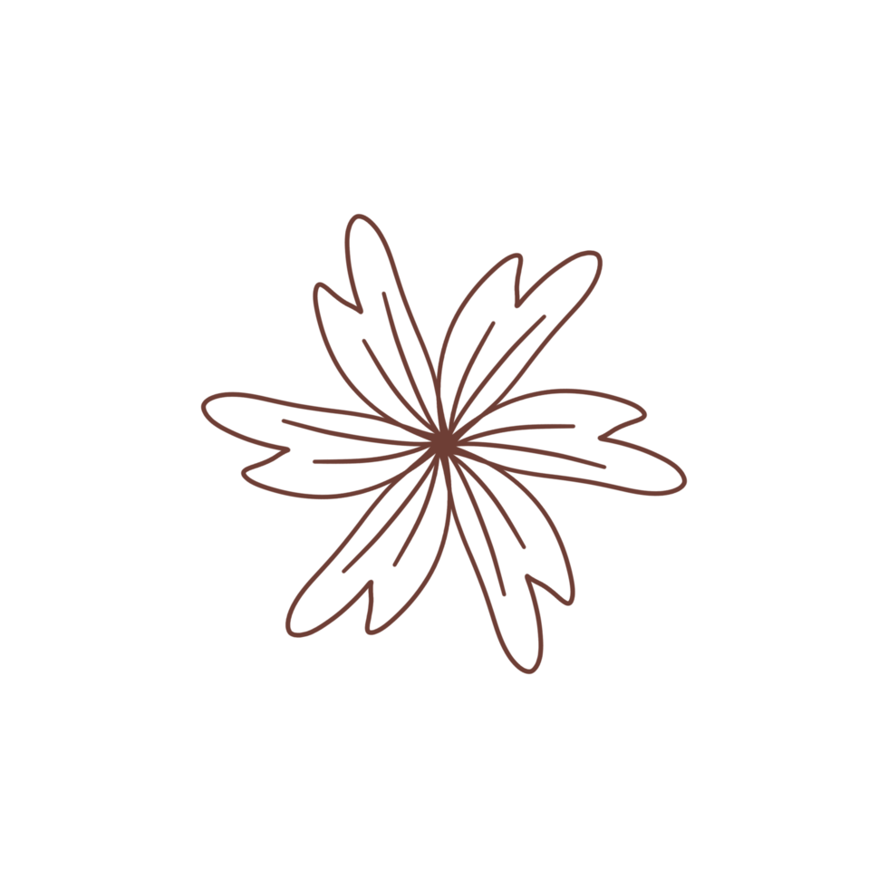 Aesthetic Batik Flower png