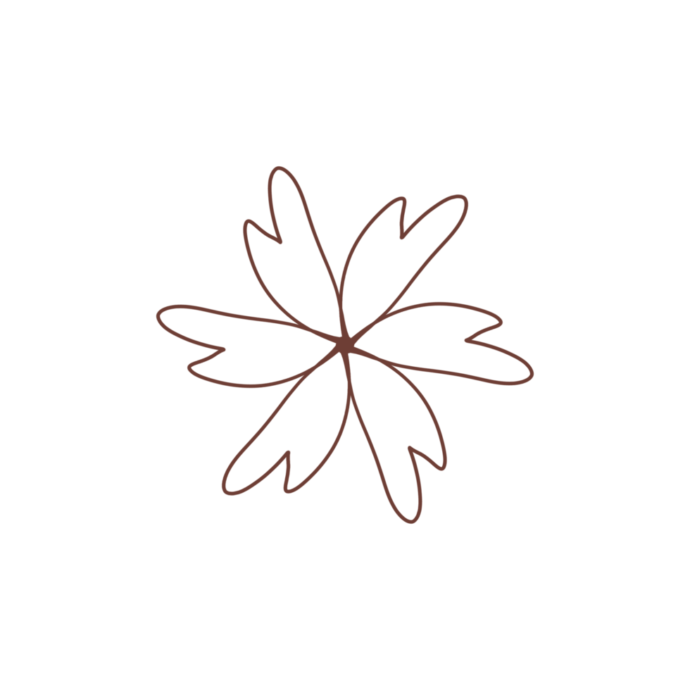 Aesthetic Batik Flower png