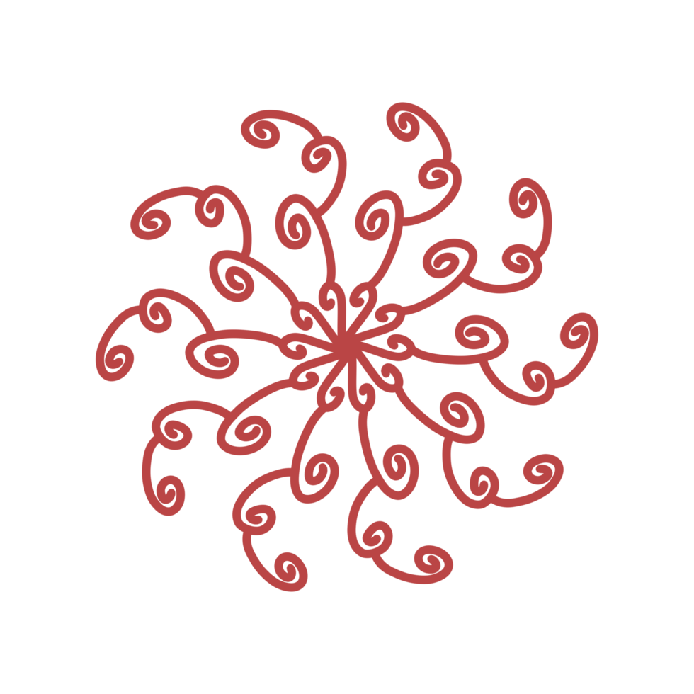 Aesthetic Batik Flower png