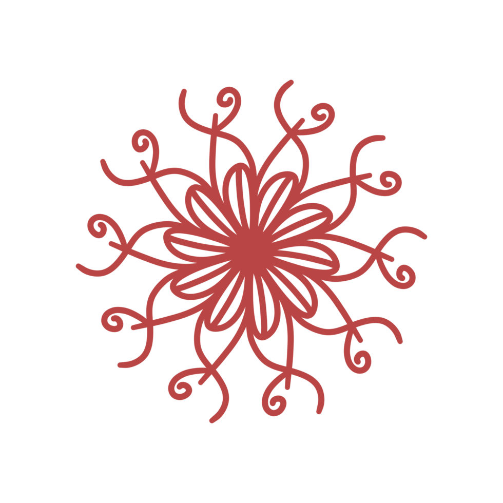 Aesthetic Batik Flower png