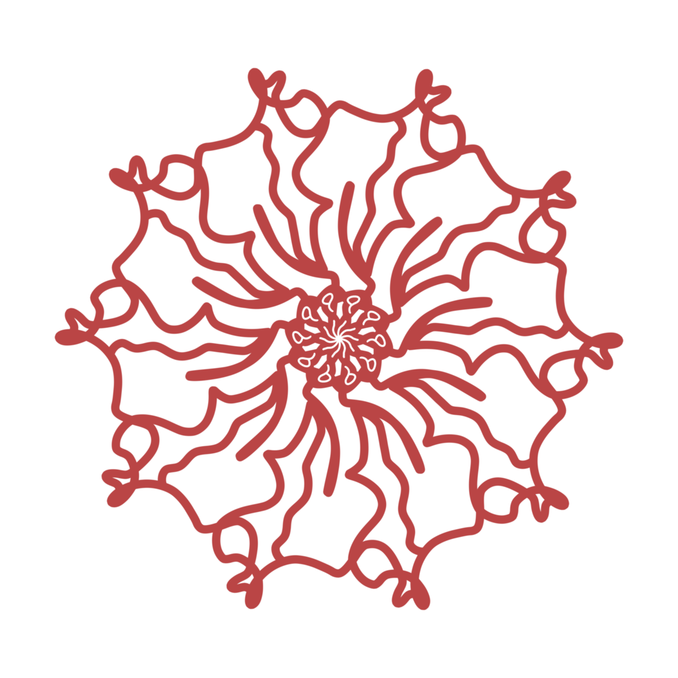 Aesthetic Batik Flower png