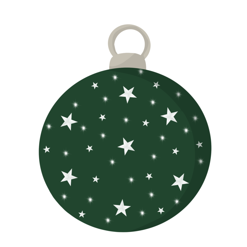 ilustración de bolas de navidad png