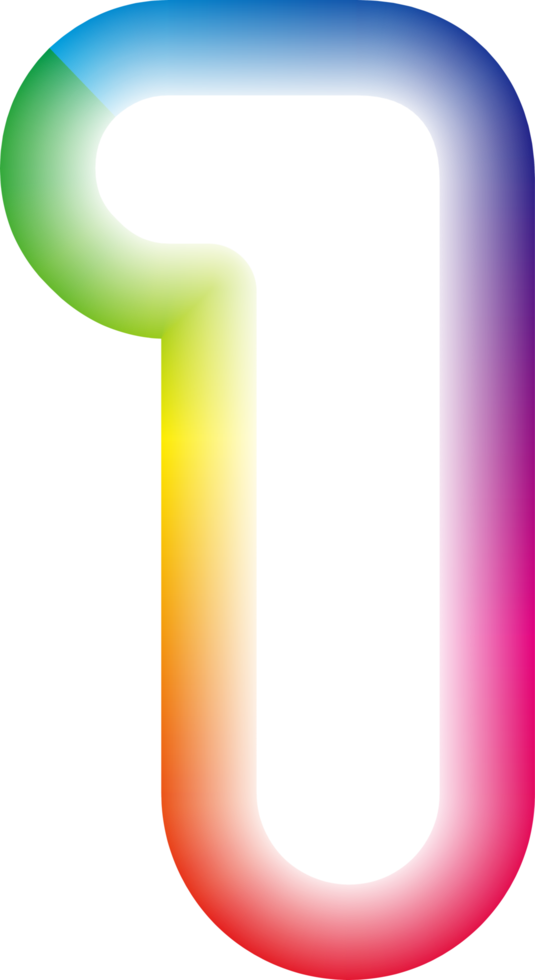 Neon Nummer 1 png