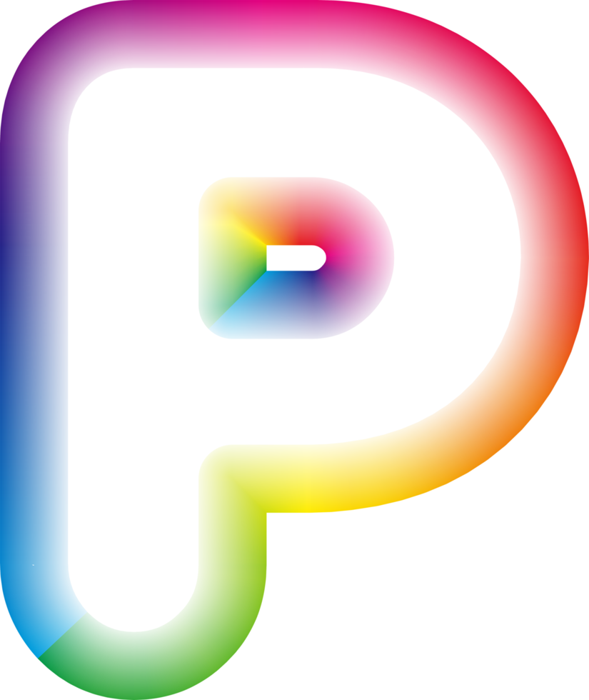 neon brev p png