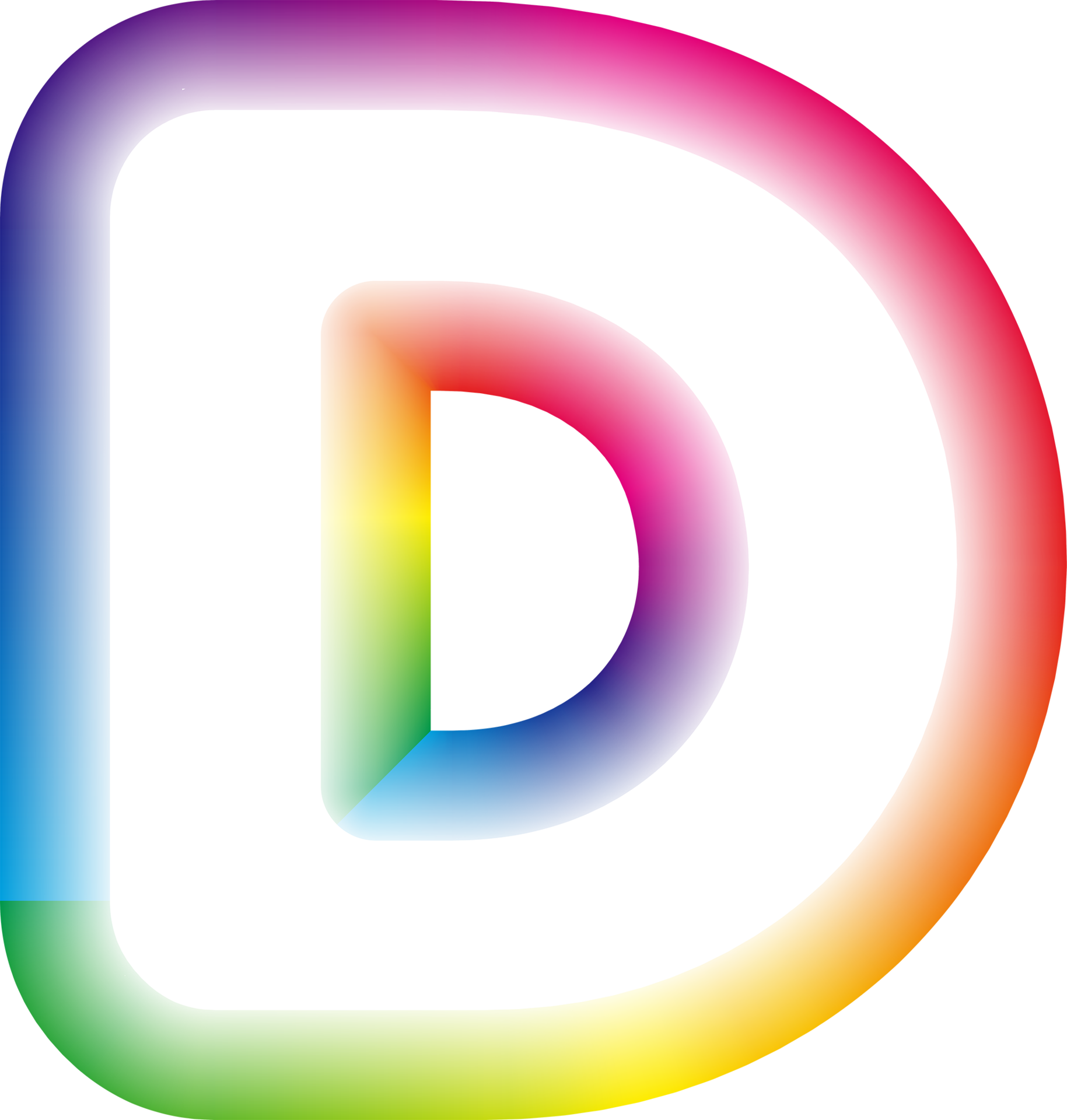 Neon Letter D 15072250 PNG