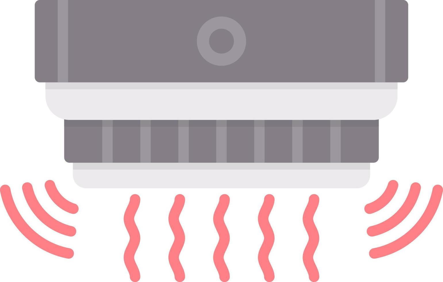 Smoke Detector Creative Icon Design vector