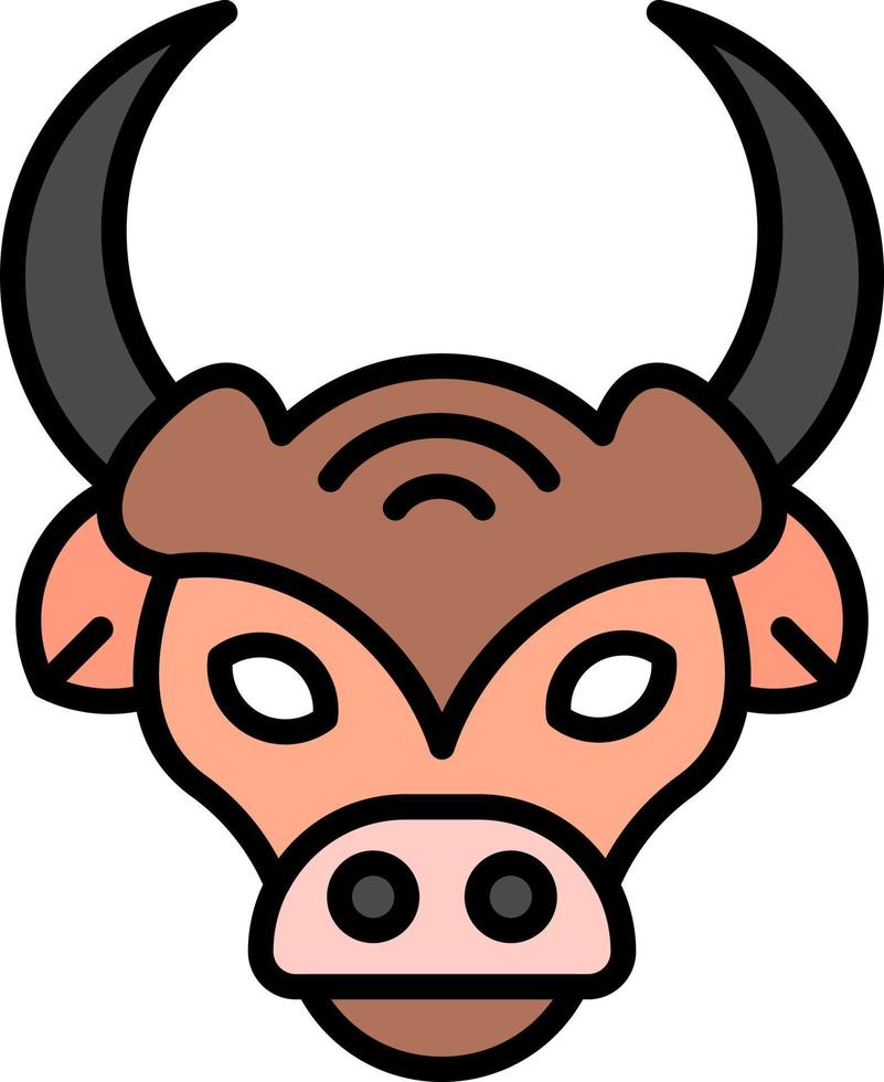 diseño de icono creativo de vaca vector