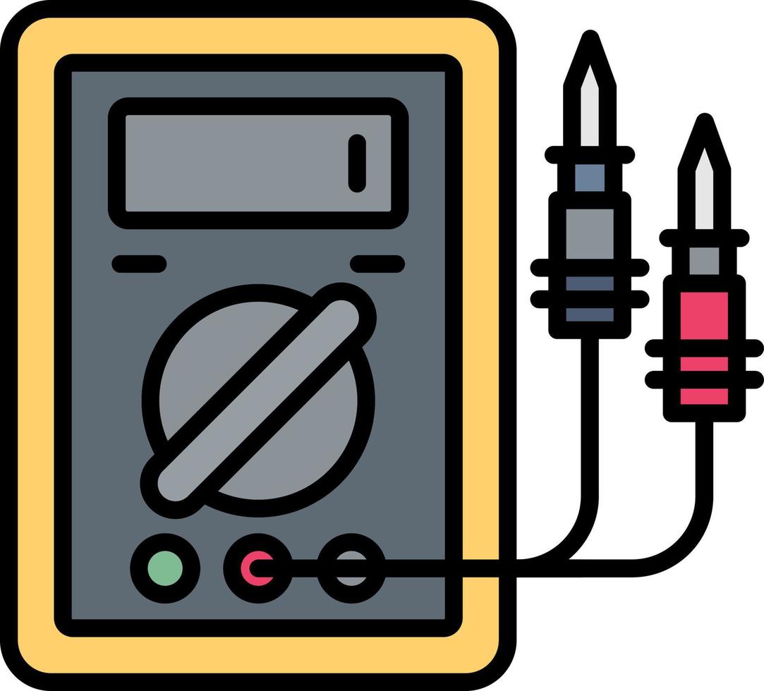 Voltmeter Creative Icon Design vector