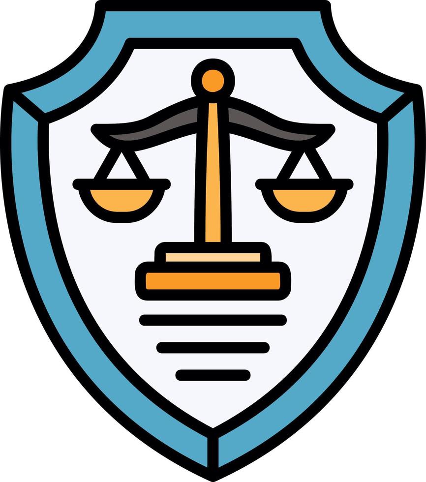 Justice Creative Icon Design vector