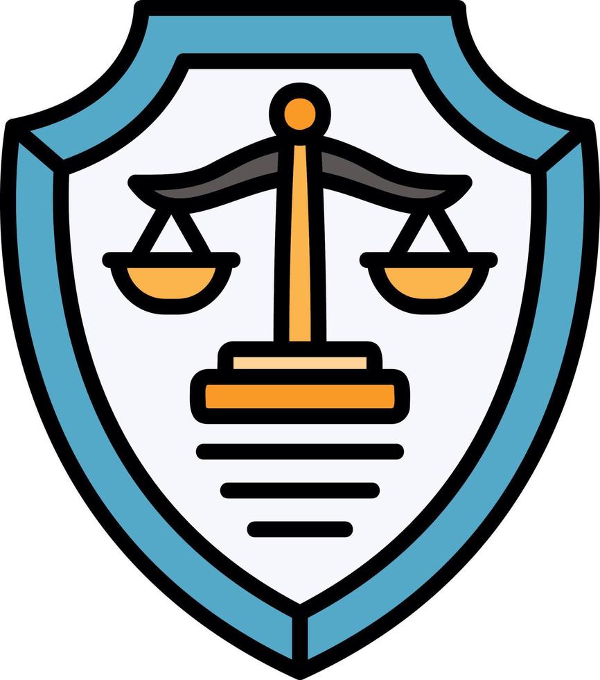 Justice Creative Icon Design vector