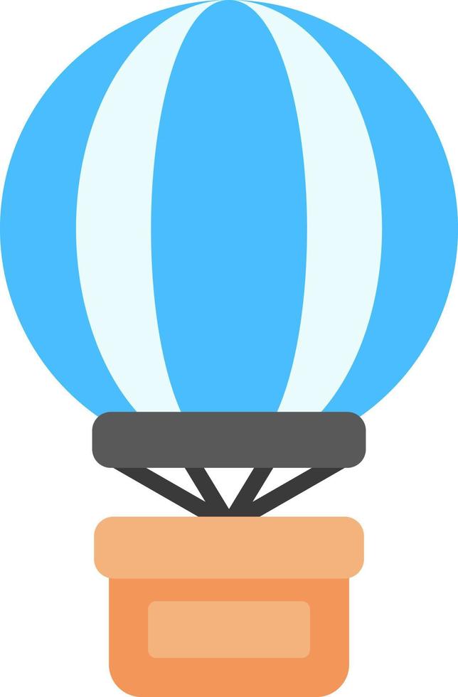 Hot Air Balloon Creative Icon Design vector